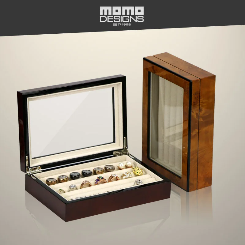 Деревянная шкатулка для ювелирных изделий запонок сережек хранения под заказ