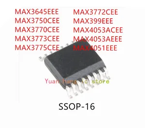 MAX3645EEE MAX3750CEE MAX3770CEE MAX3773CEE MAX3775CEE MAX3772CEE MAX399EEE MAX4053ACEE MAX4053AEEE MAX4051EEE IC