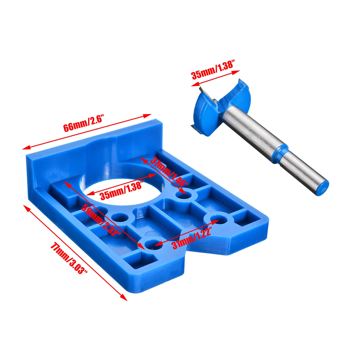 Woodworking Jig 35mm ABS Concealed Hinge Hole Jig For Kitchen Cabinet Doors with Drill Bit Tool Hinge Hole Jig For Carpentry Woodworking Jig 35mm ABS Concealed Hinge Hole Jig For Kitchen Cabinet Doors with Drill Bit Tool Hinge Hole Jig For Carpentry