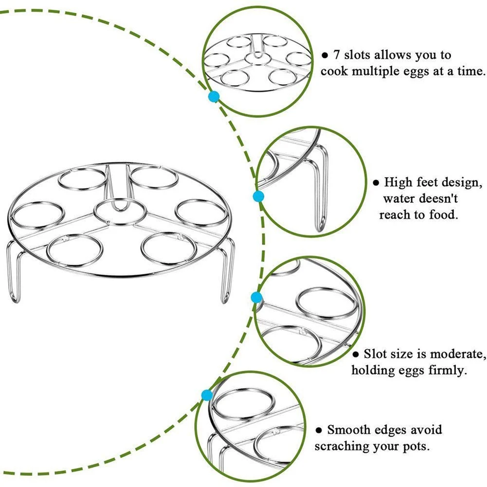 Кухонные принадлежности из нержавеющей стали, стойка для яйцеварка, баночка на пару, корзина для домашней кухни, гаджет для приготовления пищи