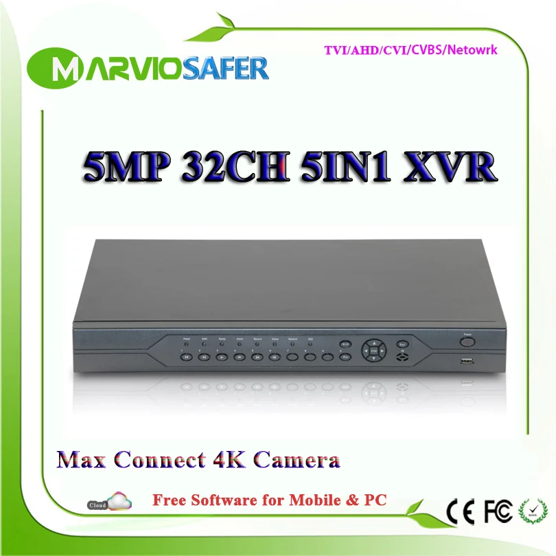 32ch 32 канальный AHD TVI CVI DVR AVR XVR XVI HVR H 5MP Full HD видеорегистратор 1080P 4K HDMI CCTV