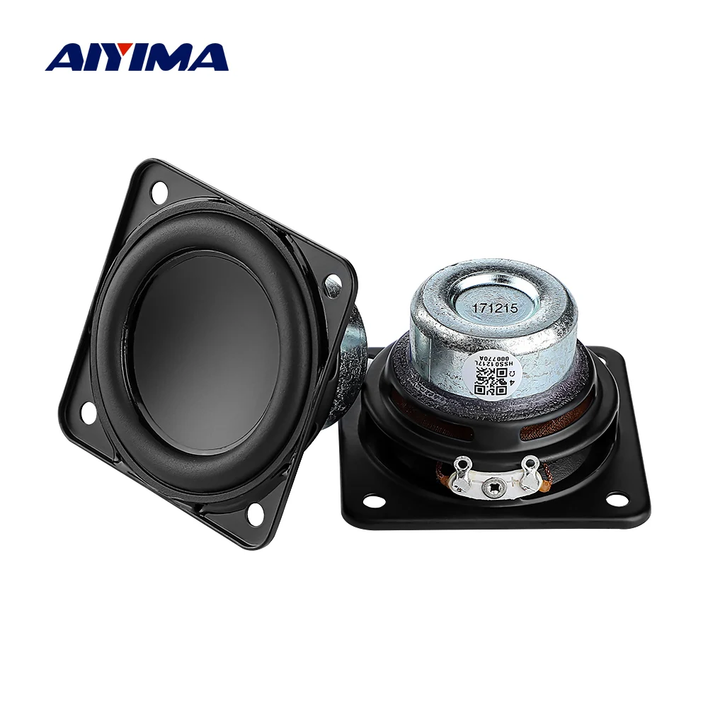 AIYIMA-altavoz estéreo Hifi de 2 pulgadas, dispositivo de Audio de gama completa de 52mm, 4 Ohm, 20W, Bluetooth, para el hogar, 2 unidades