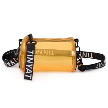 

Fashion Transparent PVC Handbag Adjustable Shoulder Bag Crossbody Satchel Tote Purse for Women Girls