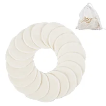 Подушечки для снятия макияжа многоразовые хлопковые подушечки моющиеся бамбуковые ватные подушечки с мешочком для стирки уход за кожей лица подушечки для ухода за кожей очищающие кожу