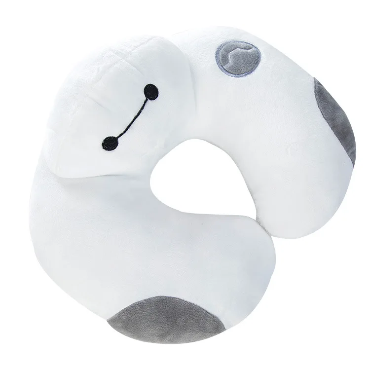 Baymax Супер герой Капитан путешествия подушка для шеи u-образный Супер Герой Мстители Железный человек Халк подушки для самолета дорожные аксессуары - Цвет: Baymax