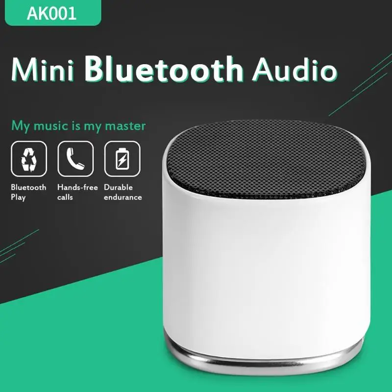 AK001 Мини Bluetooth 5,0 резонирующая коробка динамика портативный музыкальный громкий динамик 1 Вт открытый езда и скалолазание горы с веревкой