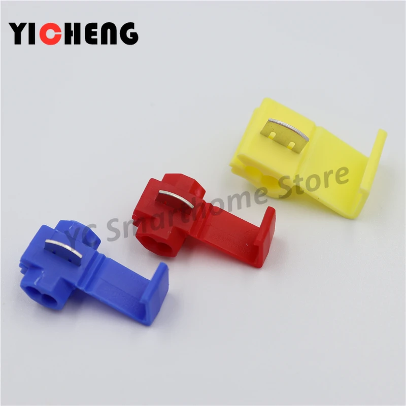 50 шт. Кабельный разъем Quick Lock Terminal Red22-18AWG 20 шт. Blue18-14 AWG 20 шт. Yellow12-10AWG 10 шт. клеммы для провода
