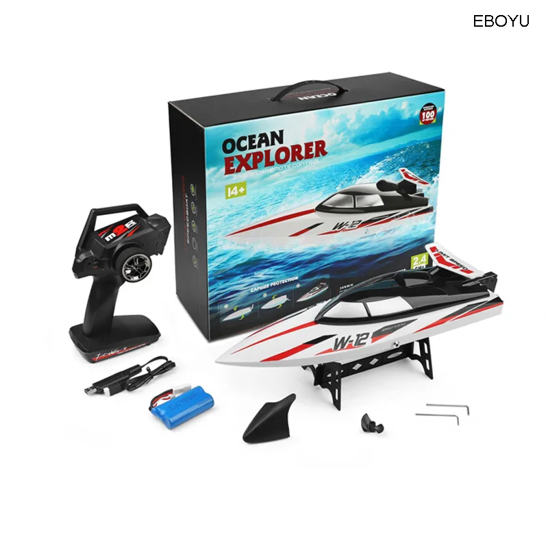 Обновленный WLToys WL912-A 2,4 г RC лодка 35 км/ч высокая скорость RC Гоночная Лодка Capsize защита пульт дистанционного управления игрушечные лодки
