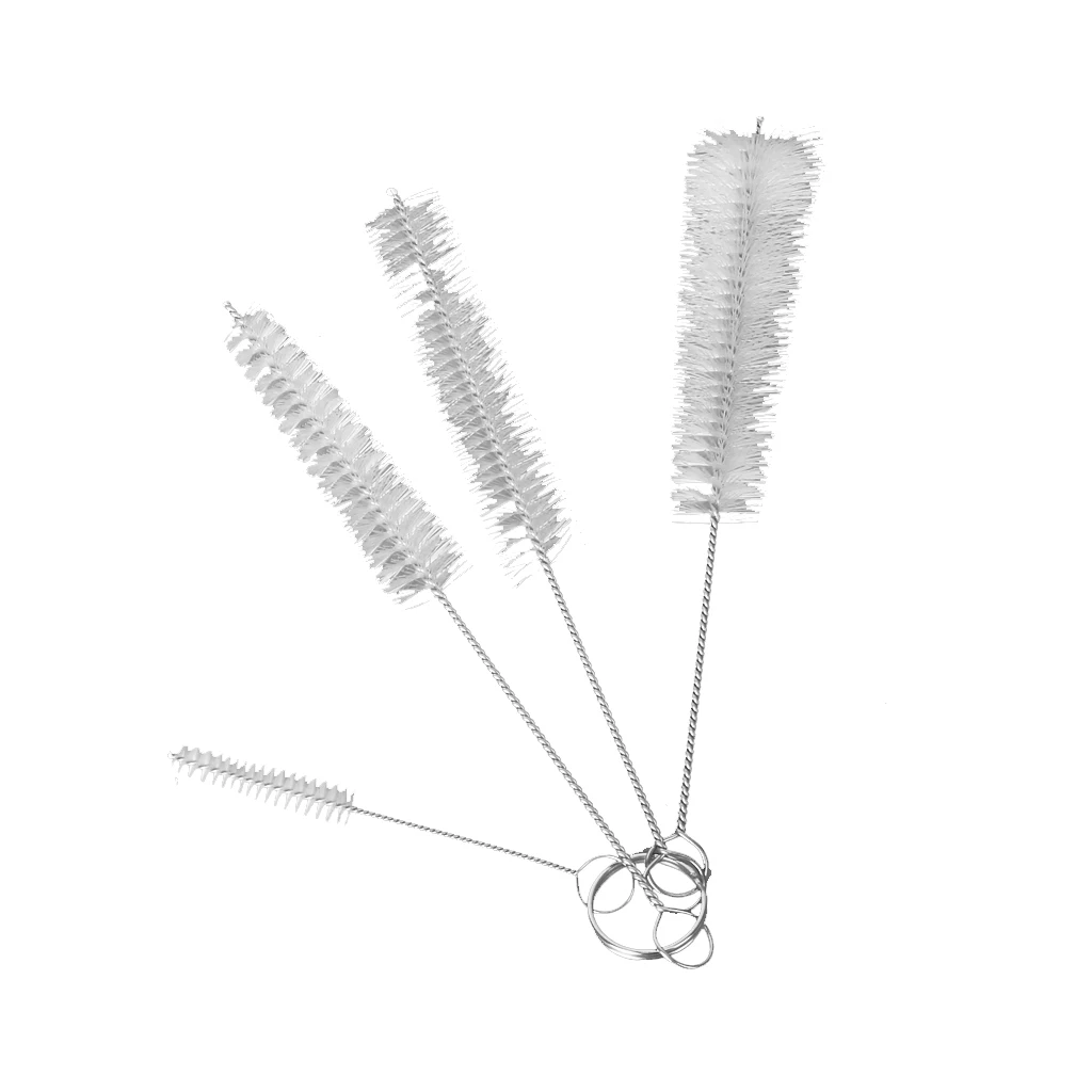 4pcs Bottle Cleaning Brushes Kitchen Kettle Spout Teapot Nozzle Clean Brush Set Cleaning Tool
