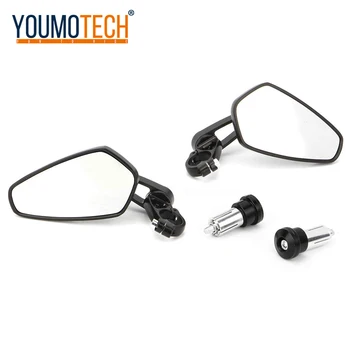

Motorcycle 22mm handlebar side rearview mirrors Universal For KAWASAKI ninja 400 z1000 ninja zx 250r For YAMAHA fz1 yzf-r1m etc.