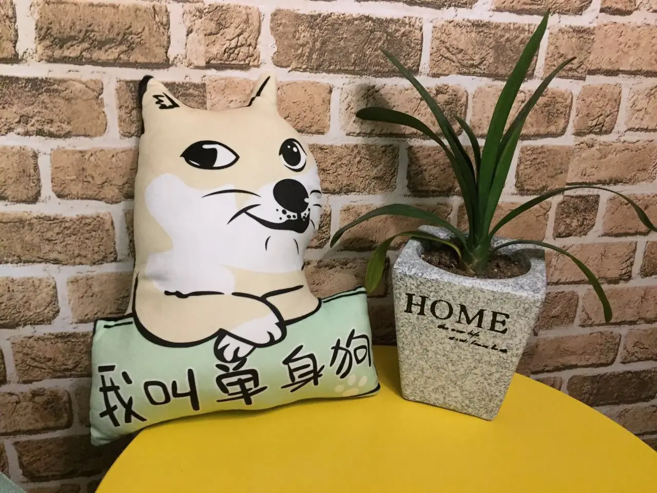 digital printing plush toys single dog pillow barking dog