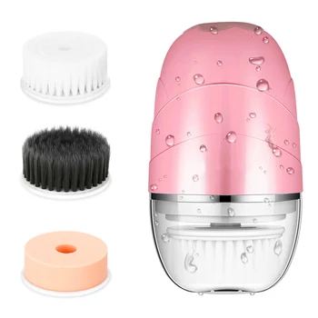 

3 In 1 Face Cleansing Brush USB Charging Electric Face Skin Care Beauty Brush for Face Cleaning Skin Care Tool TK-ing