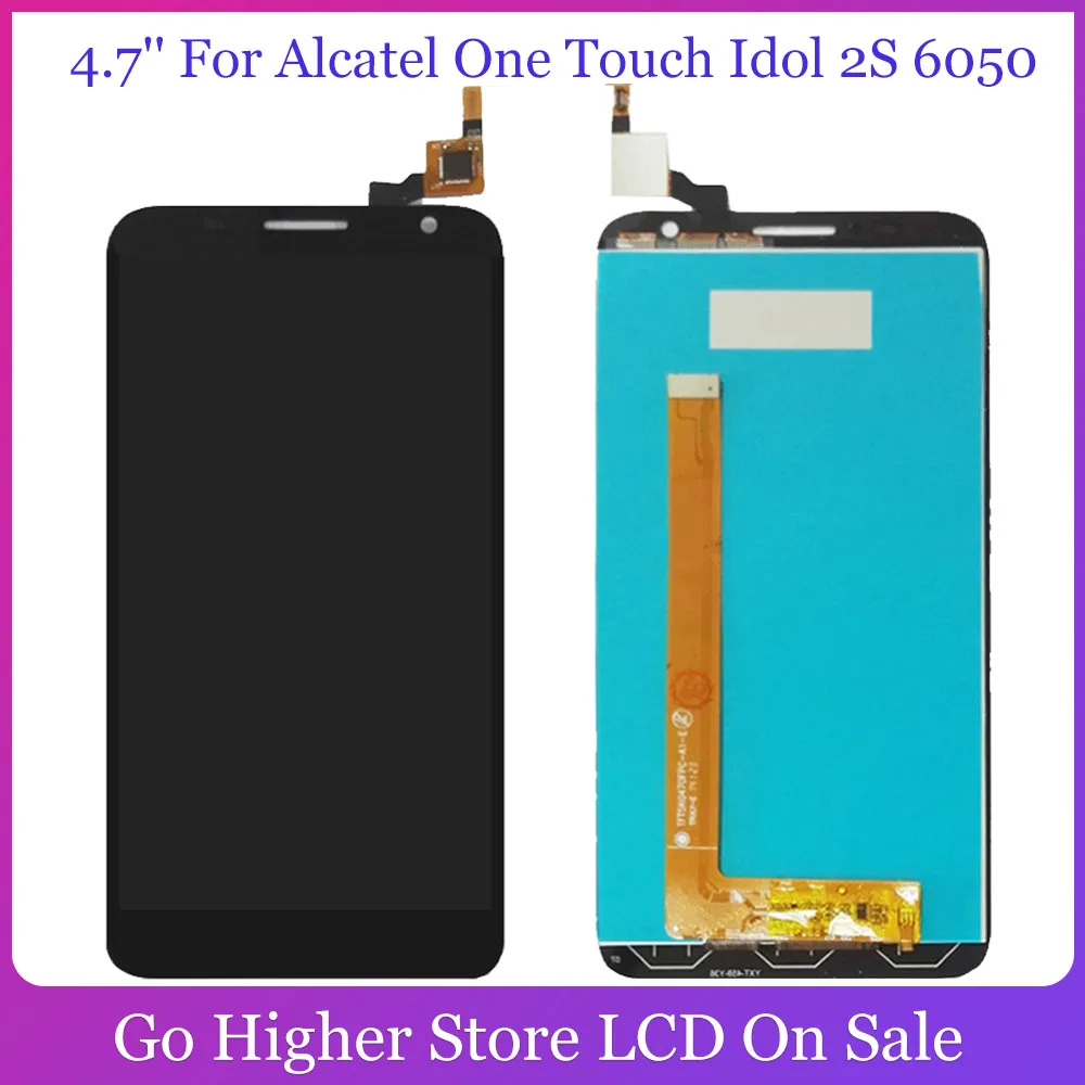 4 7 дюйма для Alcatel One Touch Idol 2S 6050 6050Y OT6050 ЖК-дисплей дигитайзер сенсорная панель