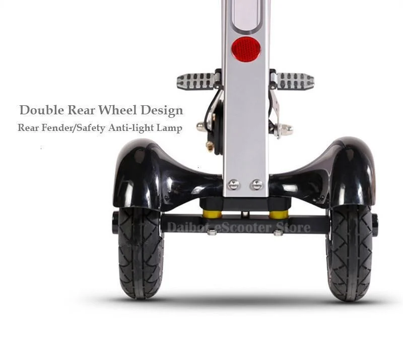 Daibot Folding Three Wheels Electric Scooter Electric Scooters 8'' 250W 36V Portable Electric Bikes Adults With Double Absorber  (26)