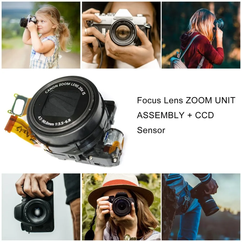 Для Canon PowerShot SX240 HS Фокус объектив зум блок в сборе+ CCD сенсор камера запасная часть камера запасной блок