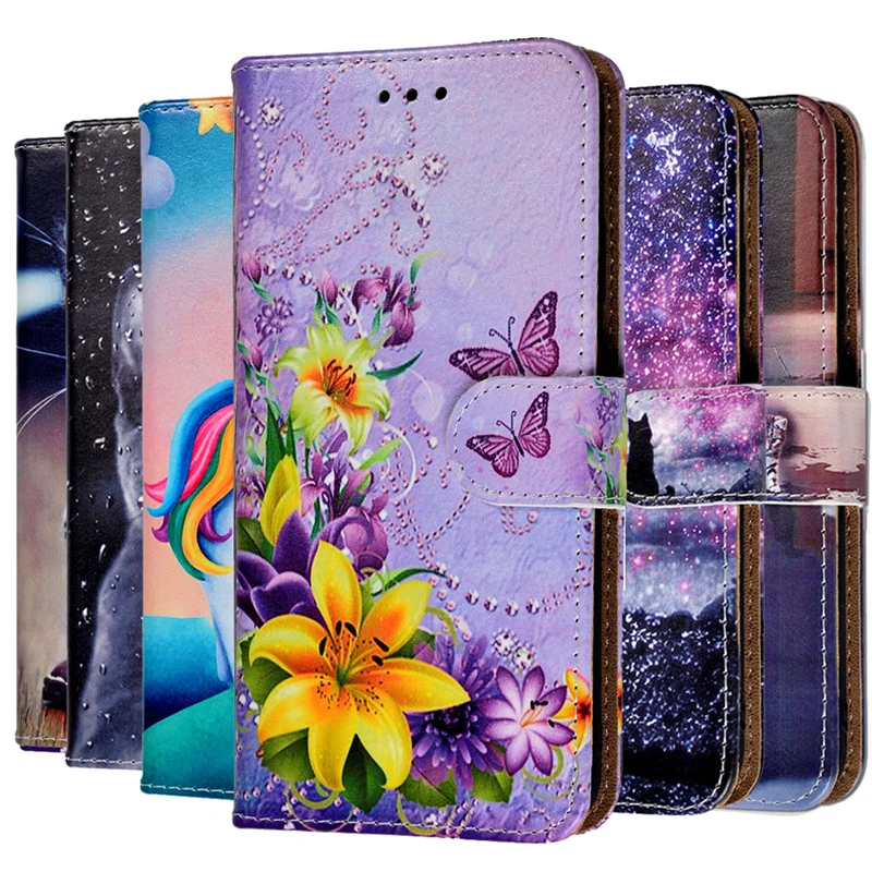 Чехол-книжка для OPPO Realme C21 C3 C11 C15 C12 C25S 5i 6 7 Pro 6i 6s 8 A55 A56 A95 A16 A52 A54 A53S A91 A72 A74 | Мобильные