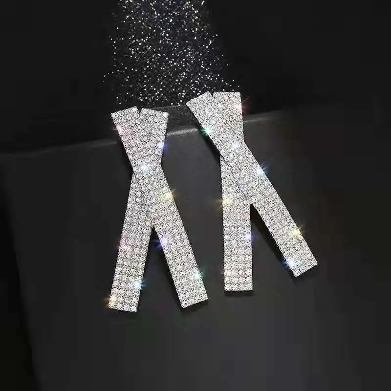 Самые красивые серьги Buling с полной водой буквой X O для женщин модные ювелирные