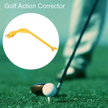 

1PC Golf Swing Trainer Beginner Gesture Alignment Training Aid Aids Correct Practical Practicing Guide Golf Swing Trainer