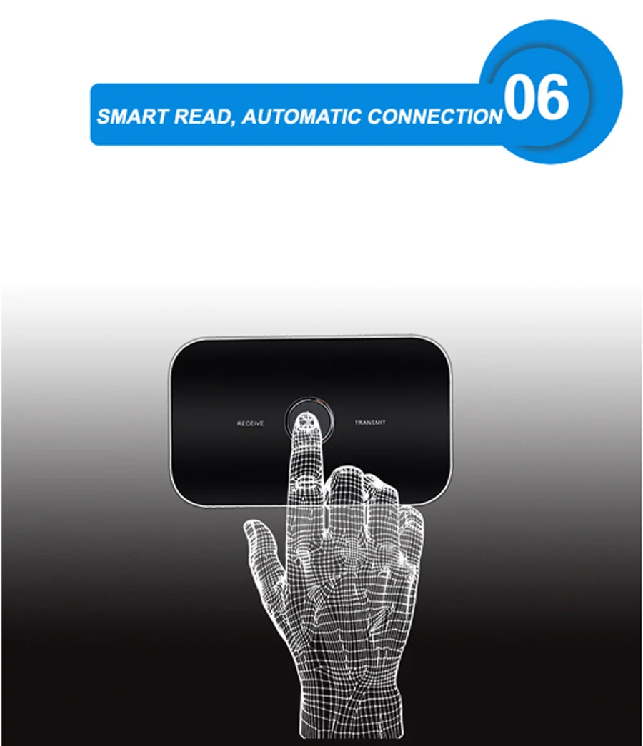 B6 bluetooth wireless audio receiver and transmitter 2in1 adapter  11