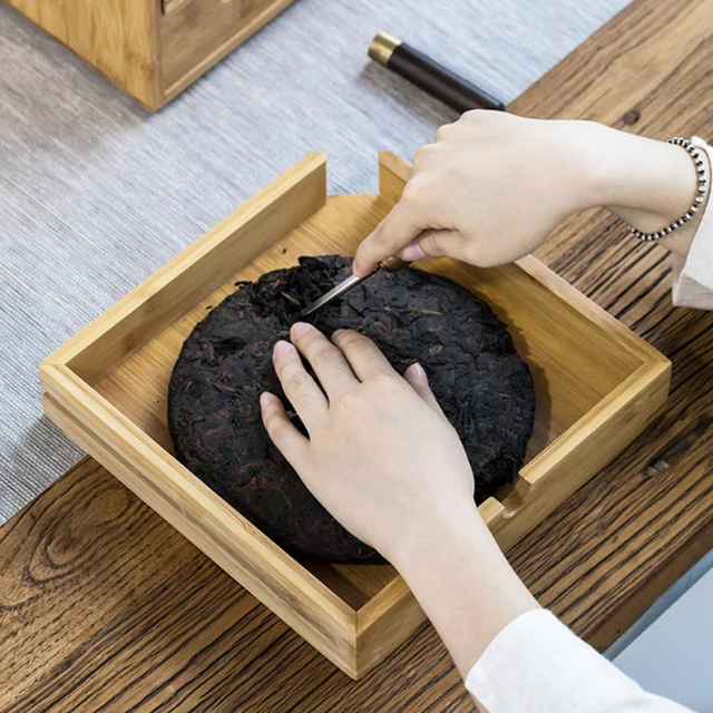 Természetes Bambusz Puer Zöld Tea Doboz Fa Többrétegű Tároló Kínai Kung Fu Kiegészítők Dahongpao Torta Ünnepség - Image 3