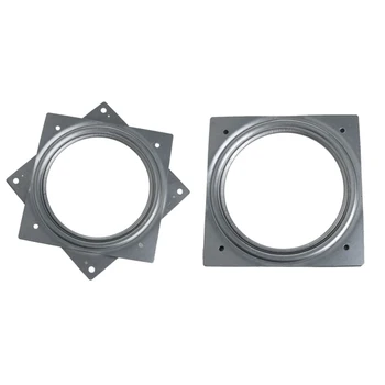 

Square Bearing Swivel Plate Lazy Susan Turntable 3\"/4\"/6\" TV Rack Desk Tool N1HA