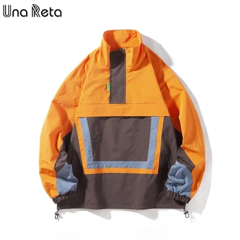 

Una Reta Graffiti Men Jacket Harajuku Patchwork Men Clothing Coat Korean Style Men's Clothing Streetwear Zipper Jacket Men
