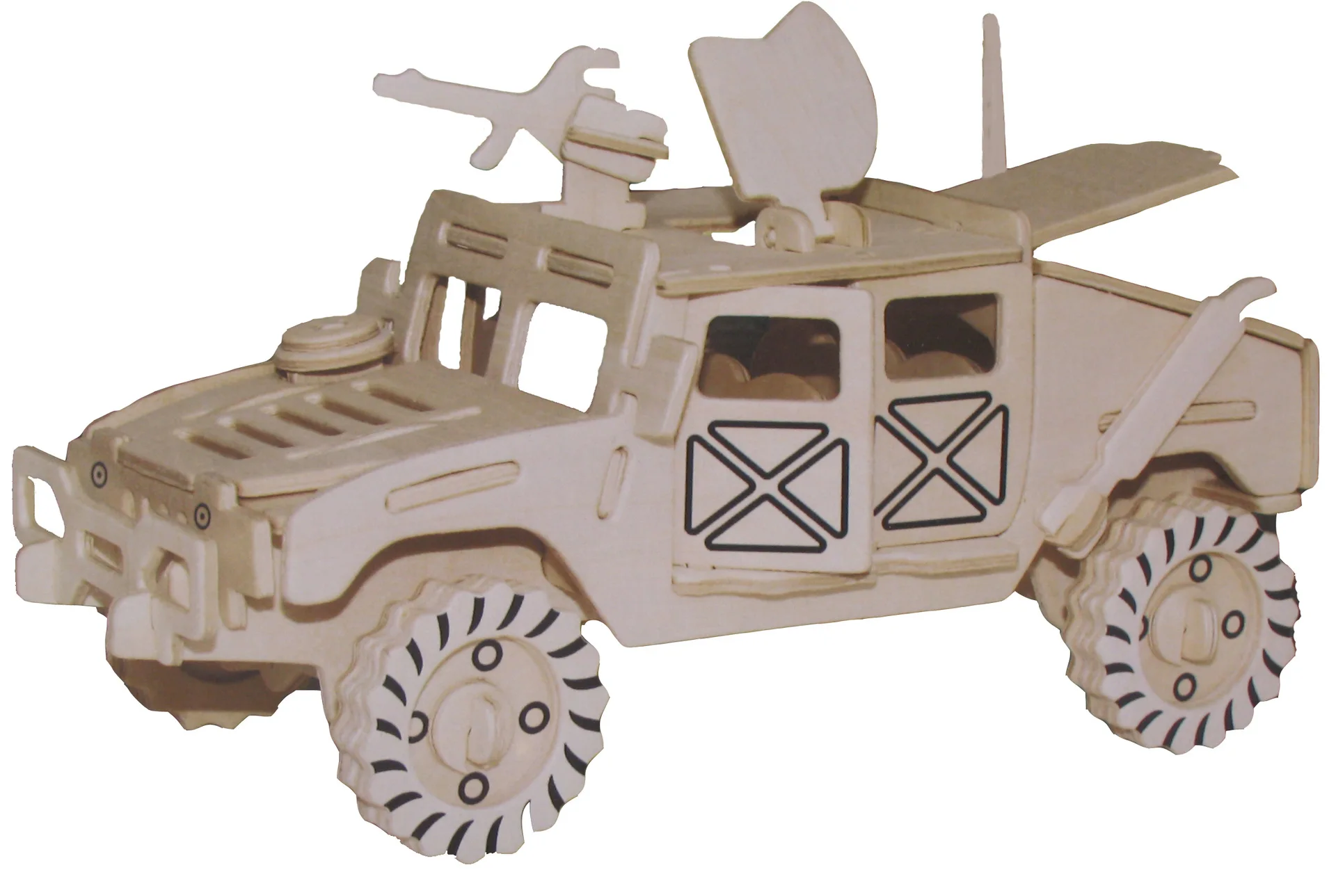 

Forest Small Train DIY Stereo Educational Puzzle Handmade Wood Jigsaw Puzzle Car Model Toy