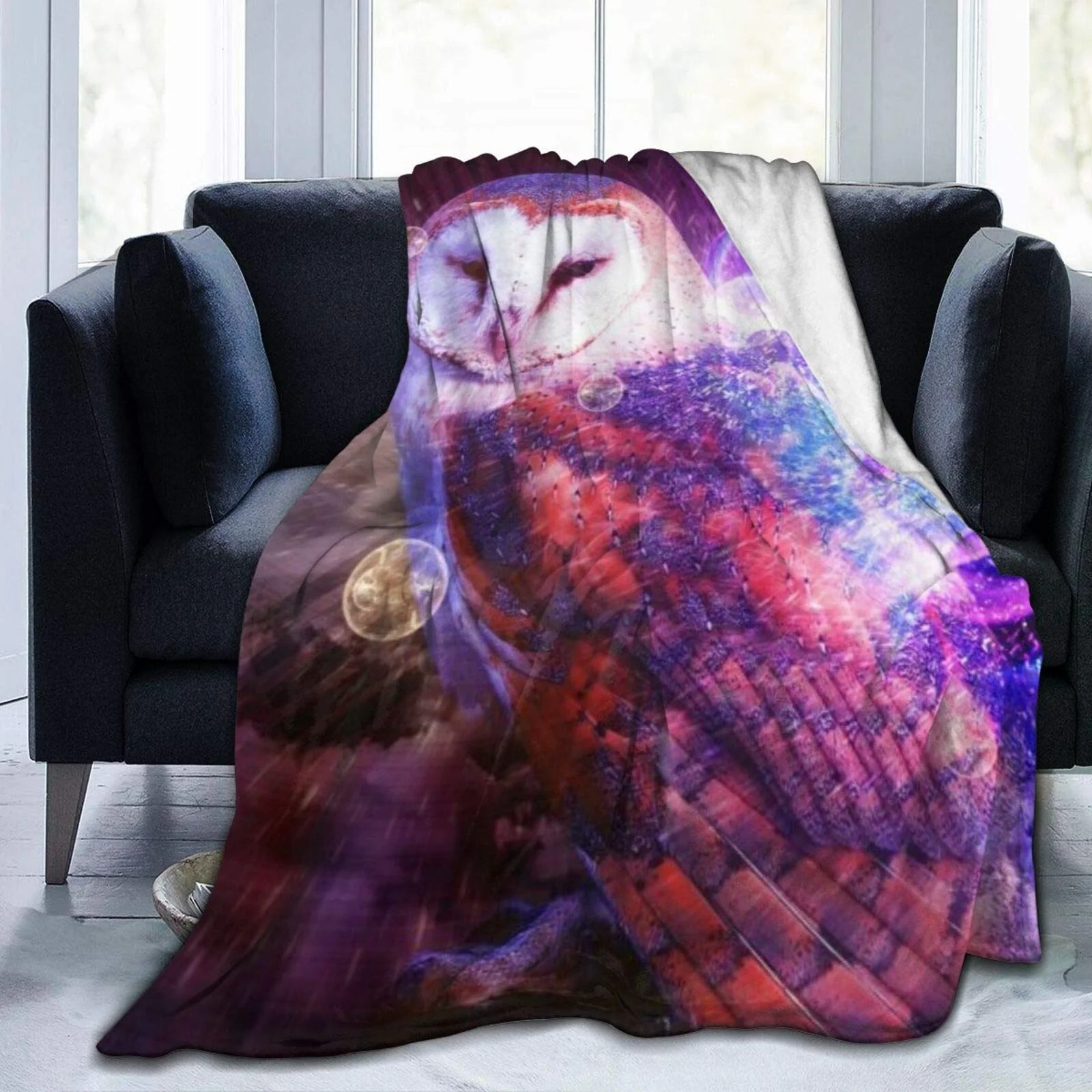 Флисовое одеяло с птицами 60x50 дюймов | Дом и сад