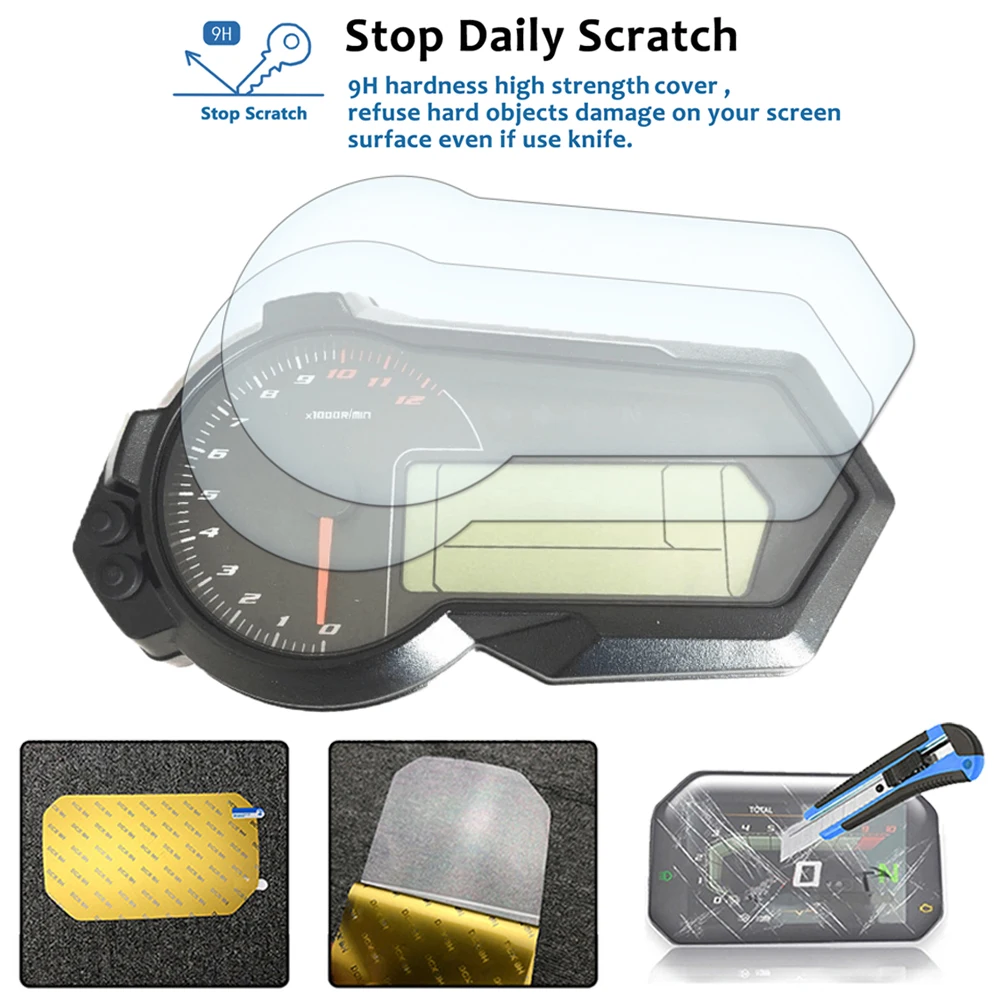 Motorcycle Instrument Speedometer Cluster Scratch Protection Film For MINI Benelli TNT125 TNT 125 BJ125-3E motorcycle screen protector