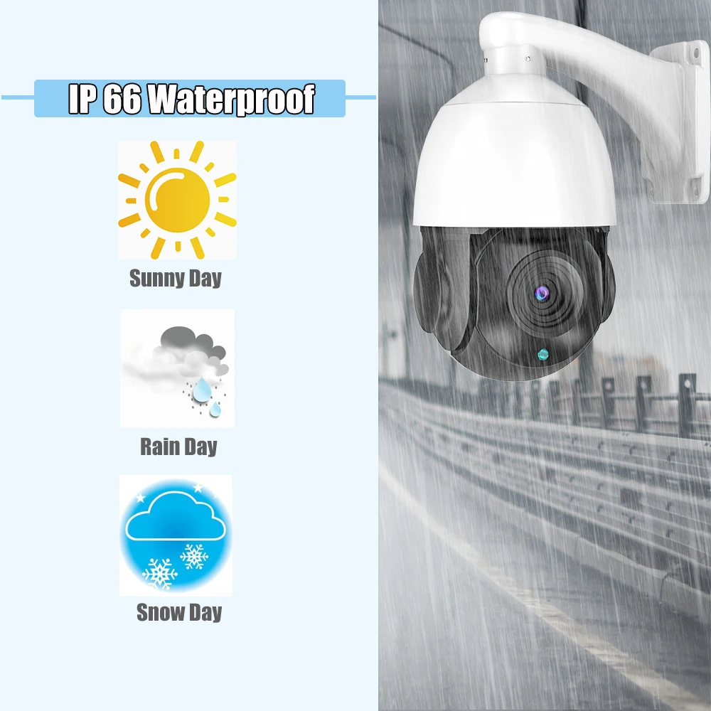 Onvif SONY датчик H.264/265 ++ 5 Мп 3 2 МП 100 м ИК Ночное Видение CCTV IP PTZ камера скоростная