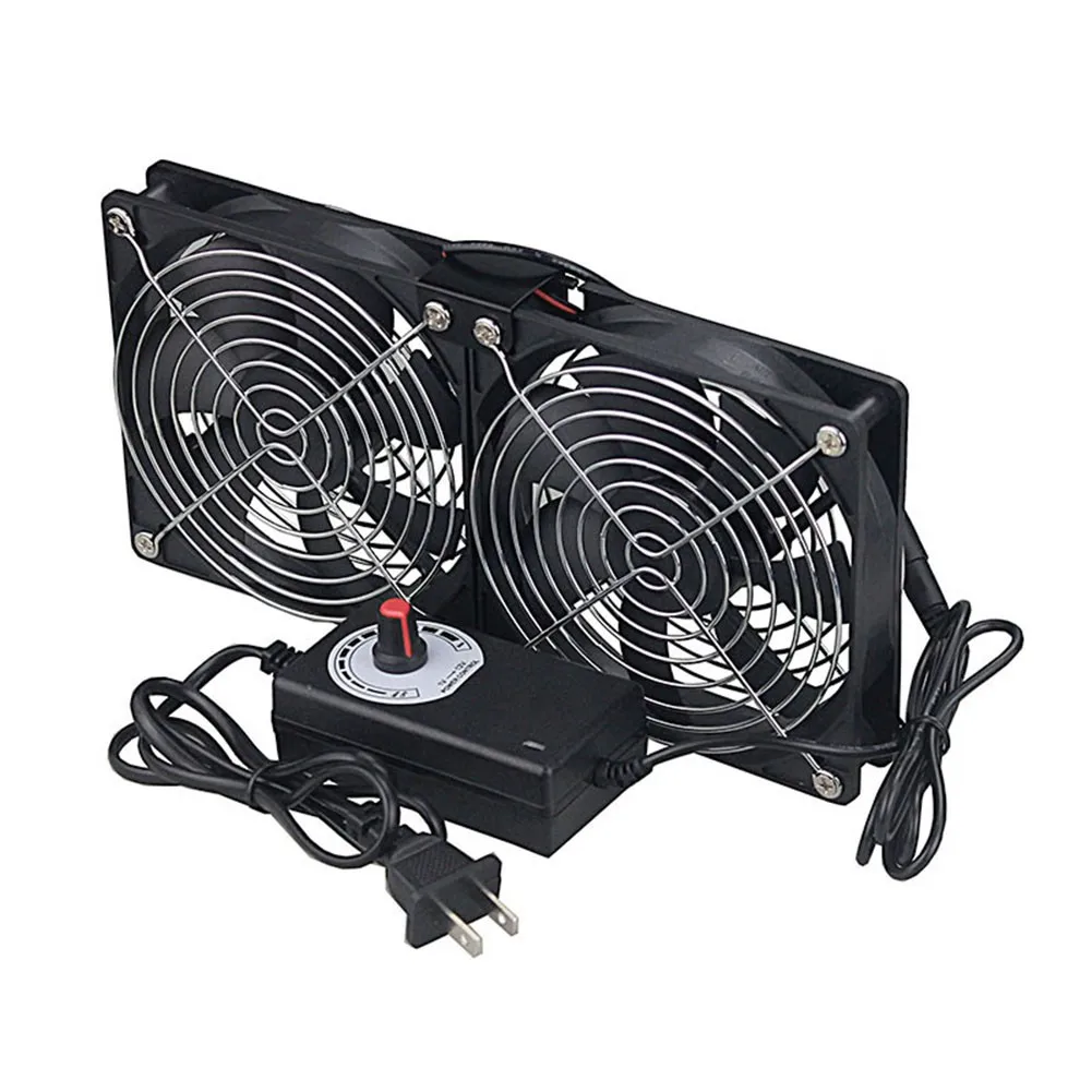 Ventilador de Refrigeração com Controlador 12cm 12v 220v Btc Máquina Chassi Estação de Trabalho Armário Radiador Ventilador Servidor 120 mm 3000rpm - Imagem 2