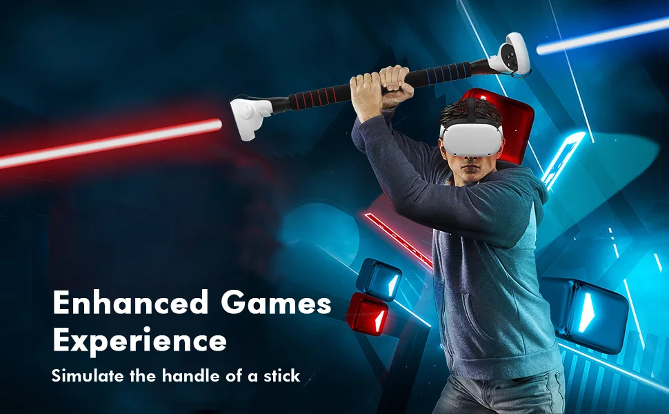 For Meta Oculus Quest 2 Gun Stock VR Controllers Enhanced FPS Gaming Shooting Experience Game Gun For Meta Quest 2 Accessories