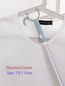 

Telescopic washing pole crotch laundry fork hanging garment lever clothes drying picking clothes rod support clothes rod rods