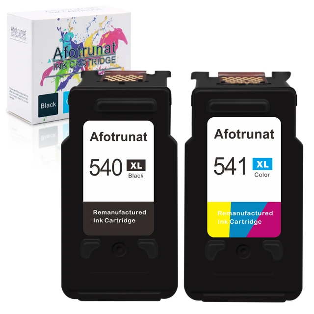 Afotrunat PG-540XL CL-541XL replacement for Canon ink cartridges 540 541  540 xl 541 xl