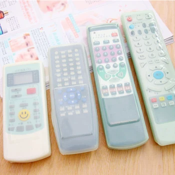 

Universal Waterproof Dust Protector Storage Stretch Bag TV Video Air Conditioner Remote Control Silicone Transparent Case Cover