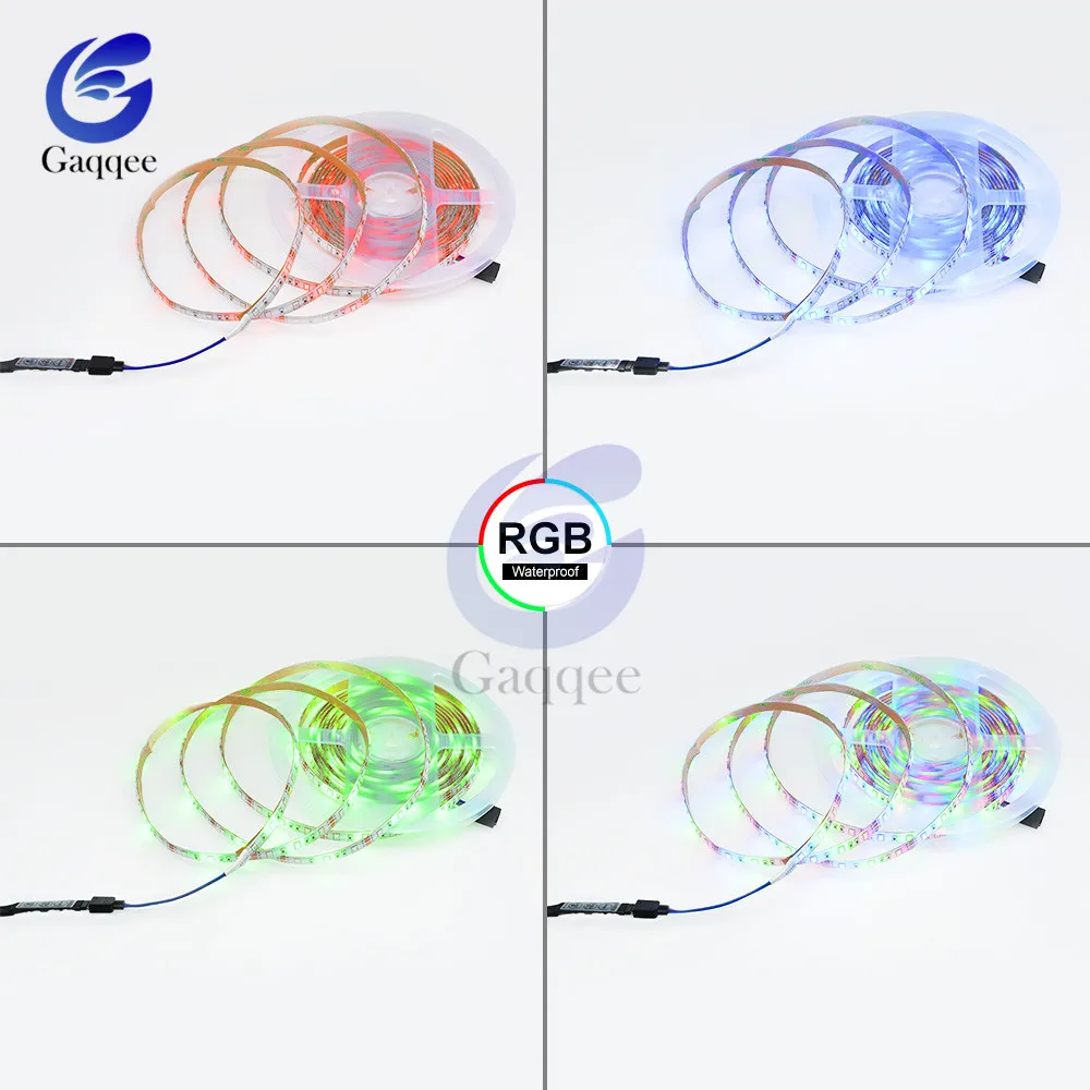 RGB светодиодные лампы 2835 SMD LED/M для шкафа кухни светодиодная лента 1 5 м