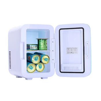 

Electric Mini Portable Fridge Cooler & Warmer (6 Liter / 0.21 Cuft / 8 Can) AC/DC Portable Thermoelectric System Blue