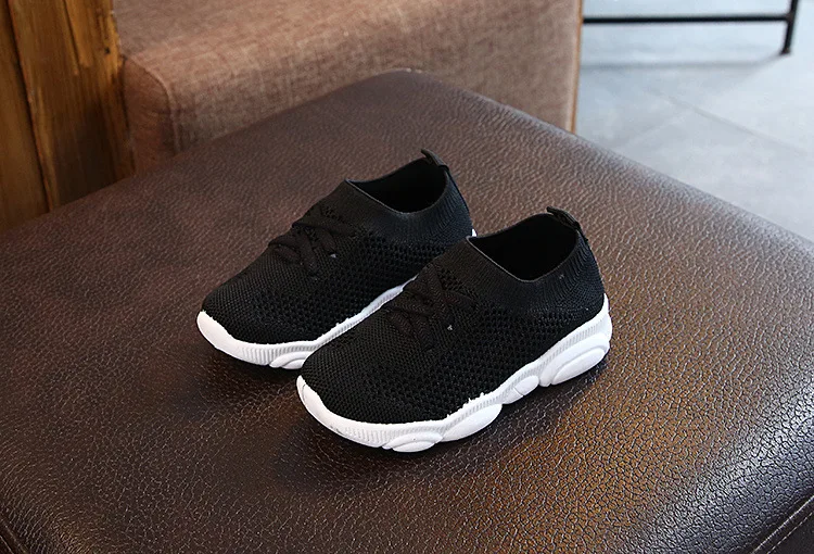Kids Shoes Girls Boys Sports Shoes Antislip Baby Sneaker Casual Flat Sneakers Children Running Shoes Air Mesh Slip-on Size 22-39