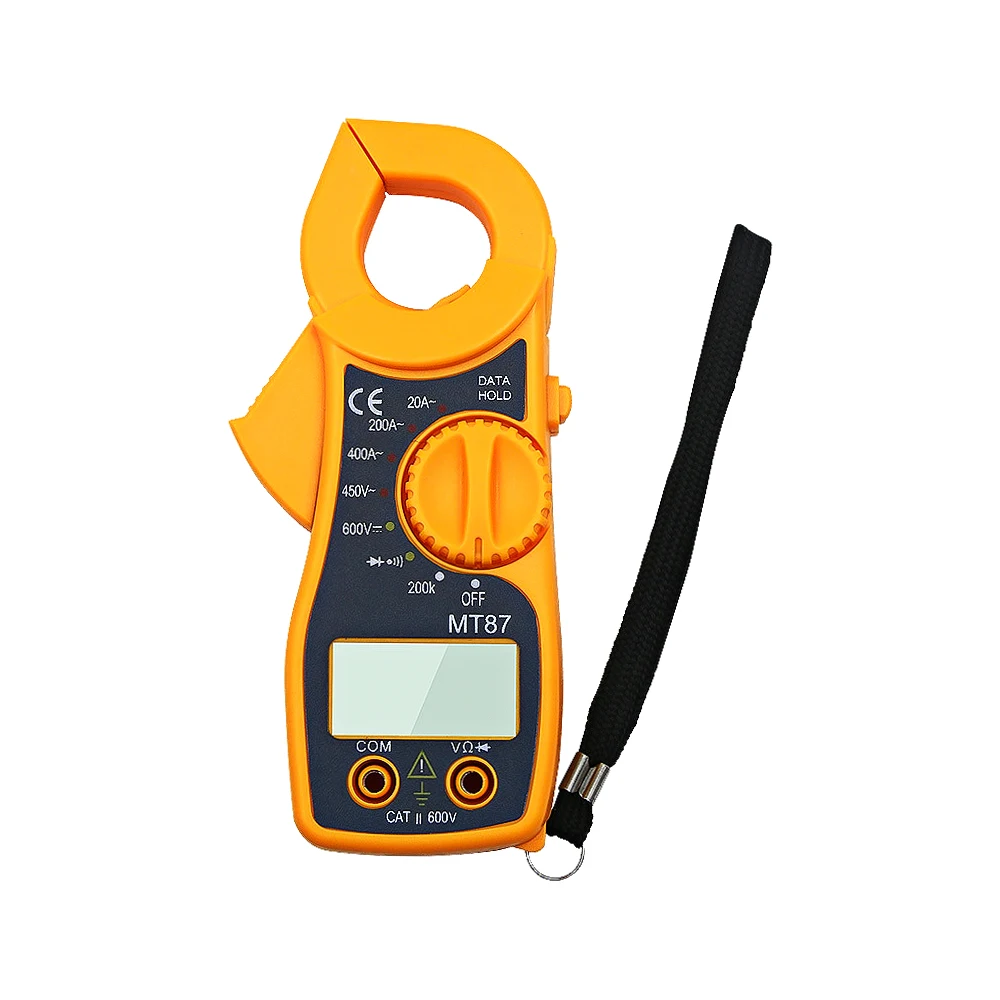 

MT-87 Multimeter Clamp Voltage and Current Meter Measuring Resistance Voltage Digital Clamp Meter