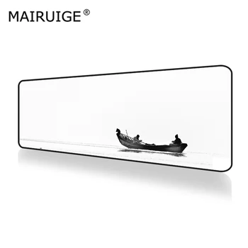 

Ship with White Background Large Gaming Mouse Pad Computer Table MousePad Locking Edge Rubber Gamer Desk Mat 80x30cm/90x40cm