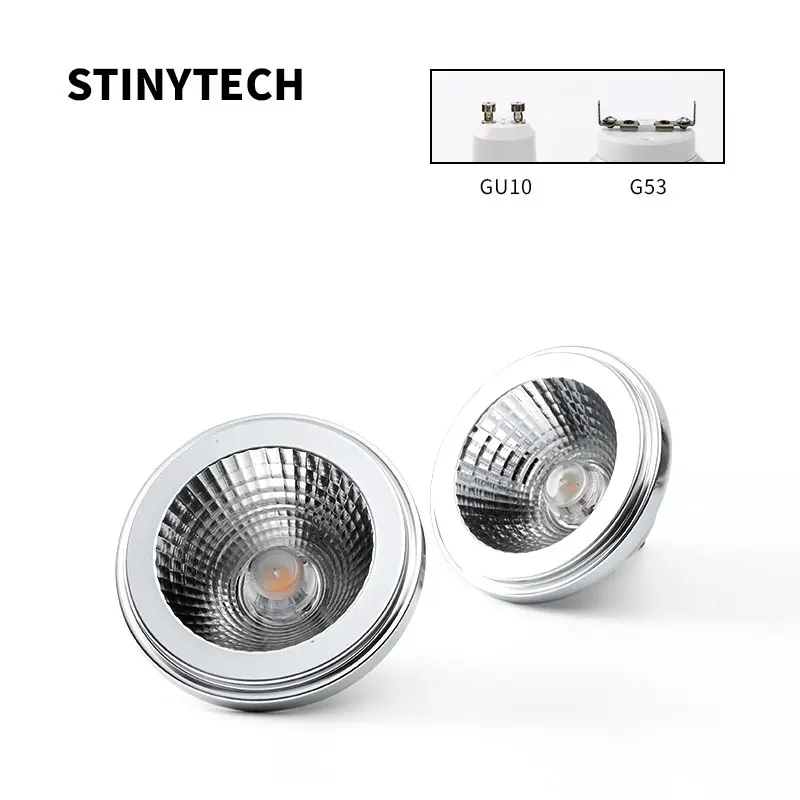 Светодиодная лампа STINYTECH 12 Вт супер яркий свет GU10 G53 AR111 встроенный потолочный