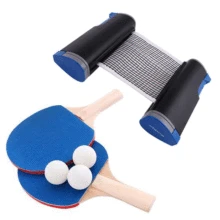 

Professional Table Tennis Sports Trainning Set Racket Blade Mesh Net Ping Pong Student Sports Equipment Simple Portable