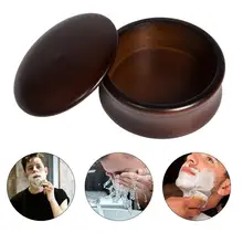 Деревянная чаша для крема для бритья набор инструментов для уборки бритья миска для пены для мужчин