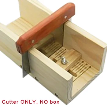 

Soap Cutter Straight Stainless Wax Dough Slicer Wooden Handle for Soaps Making --M25