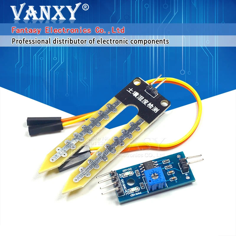 5pcs Soil Hygrometer Humidity Detection Module Soil Moisture Water Sensor