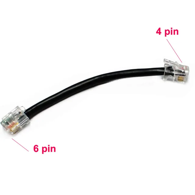Diy 6 Tűs-4 Tűs Előlap Külön Különálló Kábel 6Pin-Hez Az Icom Ic-2820 Ic-2820H Ic-E2820 Autó Mobil Rádióhoz - Image 2