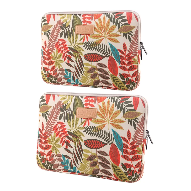 

LISEN 2 Pcs Laptop Sleeve Case Computer Bag, Notebook,For Ipad,Tablet,For MacBook(White Forest), 13 Inch & 14 Inch