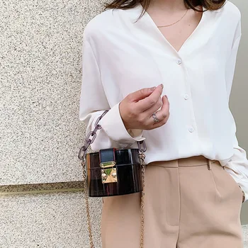 

Elegant Female Solid color Shoulder bag 2020 Fashion New Quality PU Leather Women's Designer Handbag Shoulder Messenger Bag Sac