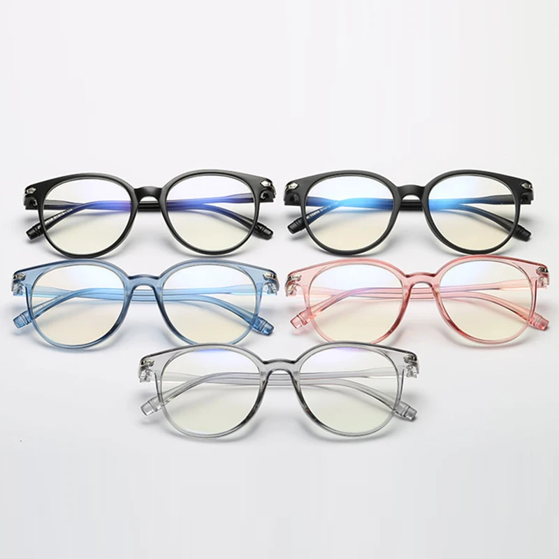 

Anti blue rays computer Round Glasses Men Blue Light Coating Gaming Glasses for computer protection eye Retro Spectacles Women