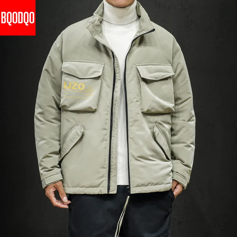 Warm Mannen Donsjack Winter Militaire Witte Eendendons Sneeuw Jassen Japanse Stijl Dikke Losse Hip Hop Streetwear Harajuku Jassen Warm Mannen Donsjack Winter Militaire Witte Eendendons Sneeuw Jassen Japanse Stijl Dikke Losse Hip Hop Streetwear Harajuku Jassen